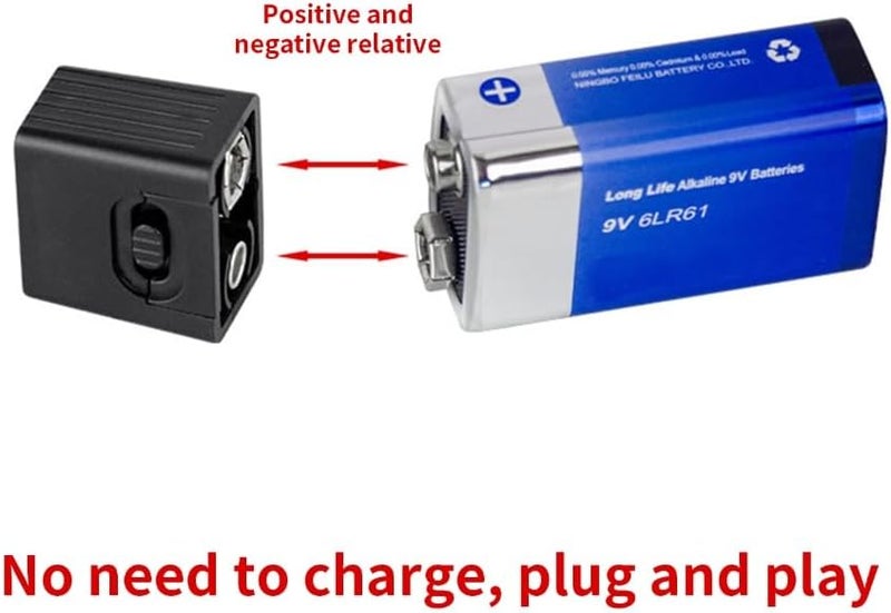 9V LED Flashlight with Multiple Modes for Camping and Emergency Use - Image 5