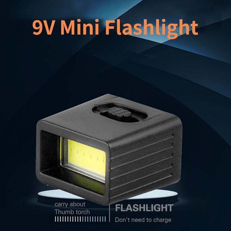9V LED Flashlight with Multiple Modes for Camping and Emergency Use - Image 4