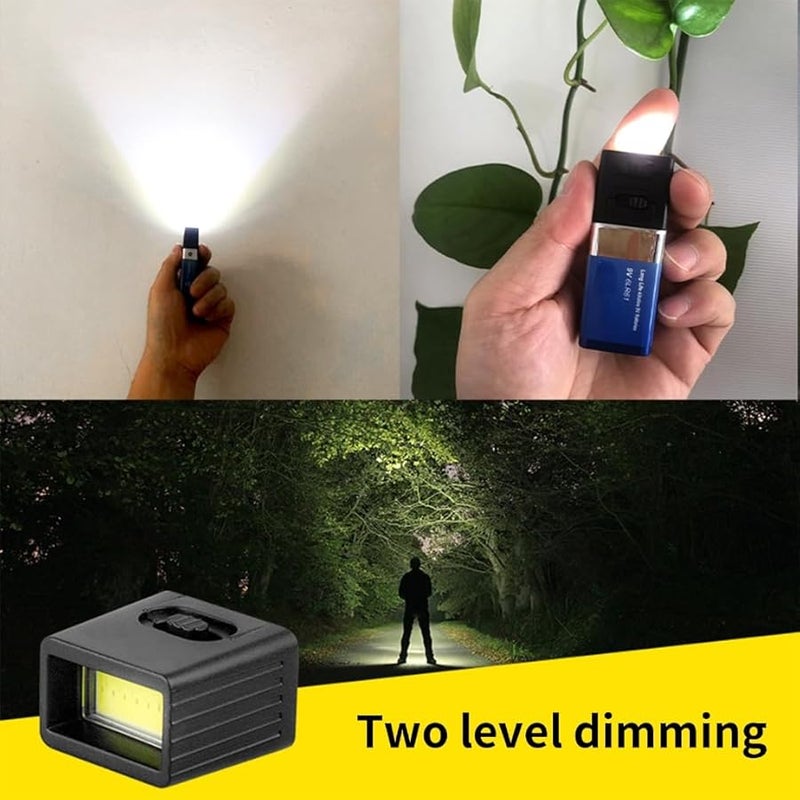 9V LED Flashlight with Multiple Modes for Camping and Emergency Use - Image 3