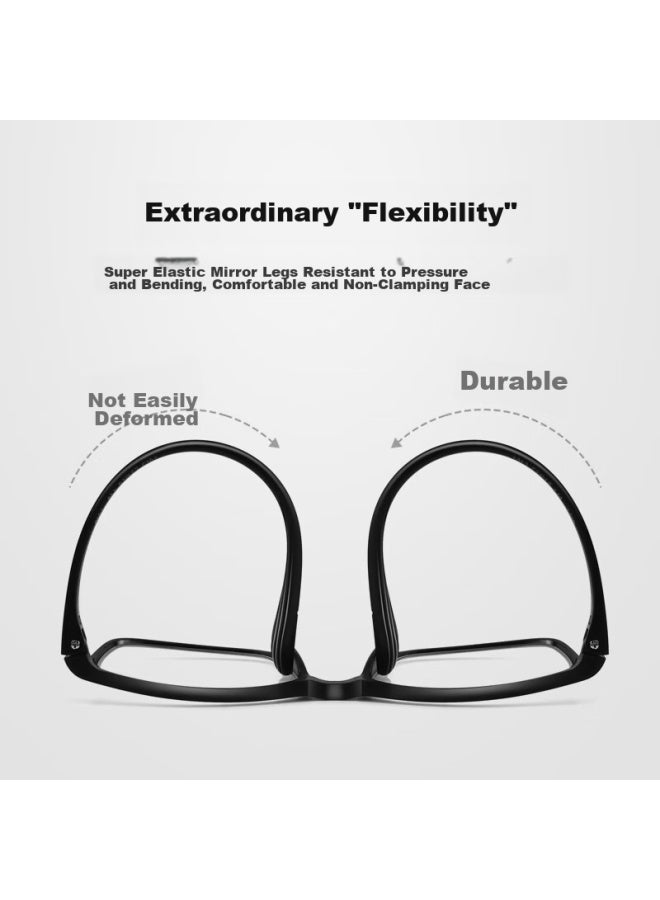 Oona Ouna Reading Gl For Men And Women, High Definition Tr Anti-blue Light Reading Gl, Black, 100 Degrees - Image 4