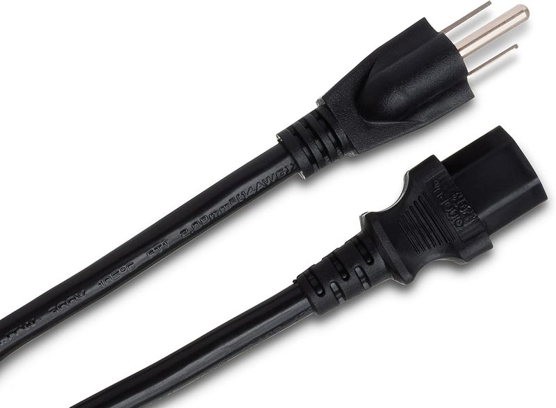 Hosa PWC-408 IEC C13 to NEMA 5-15P Power Cord, 8 Feet - Image 2