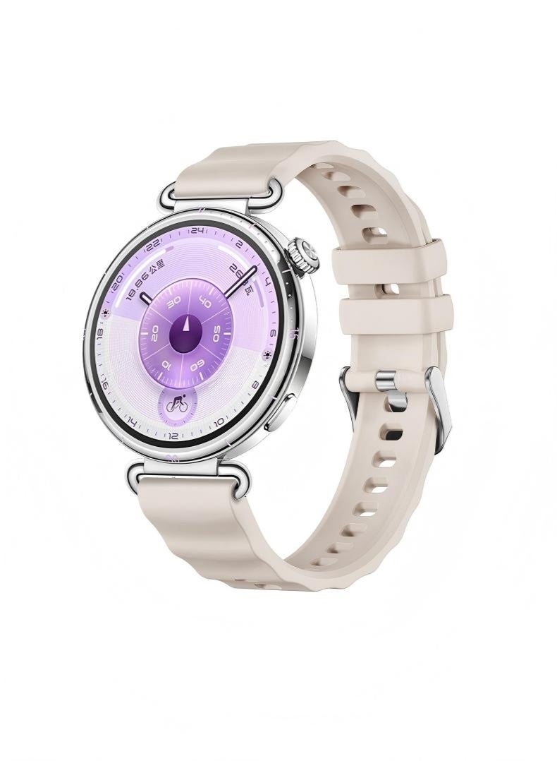 HW Silicone Band Compatible with Huawei Watch GT6/GT5/GT4 41mm, 18mm Classic Silicone Loop Strap, Soft Breathable Wristbands No Gap Wristband Strap - Image 4