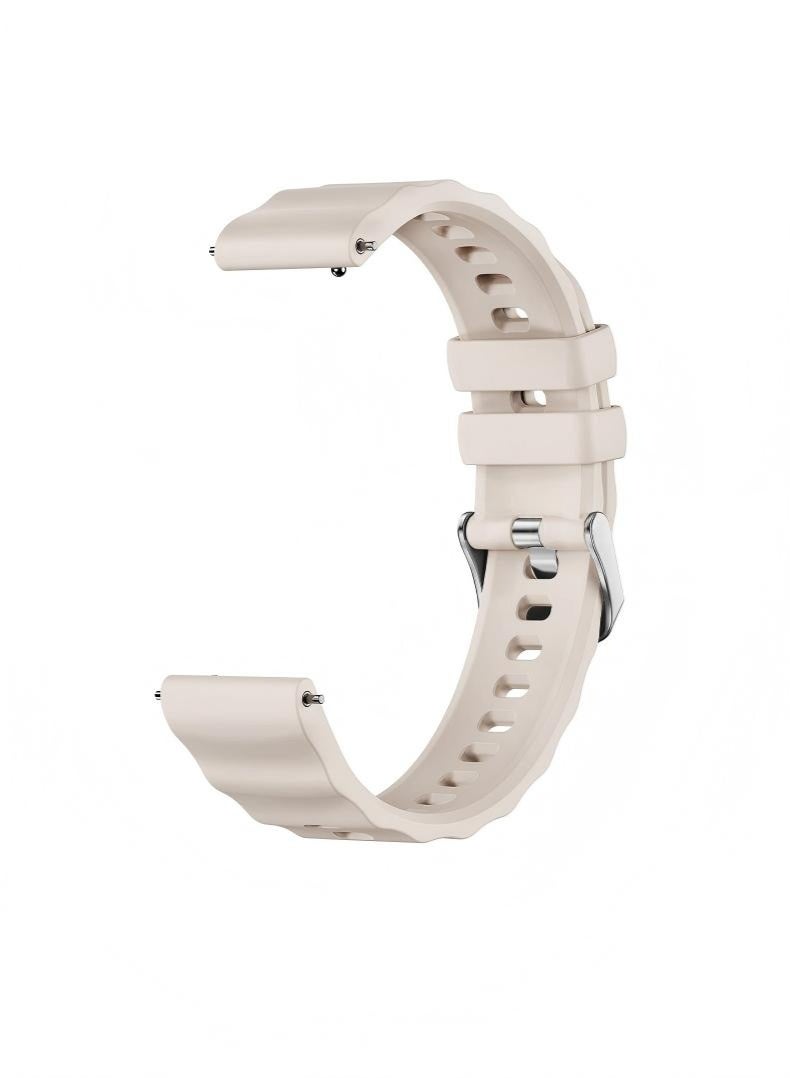 HW Silicone Band Compatible with Huawei Watch GT6/GT5/GT4 41mm, 18mm Classic Silicone Loop Strap, Soft Breathable Wristbands No Gap Wristband Strap - Image 5