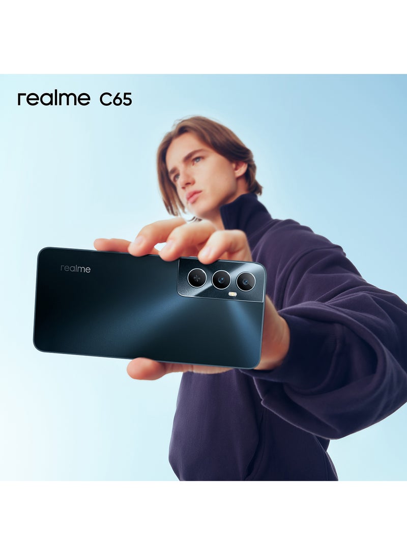 realme C65 Dual SIM Starlight Black 6GB RAM 128GB 4G - Middle East Version - Image 5