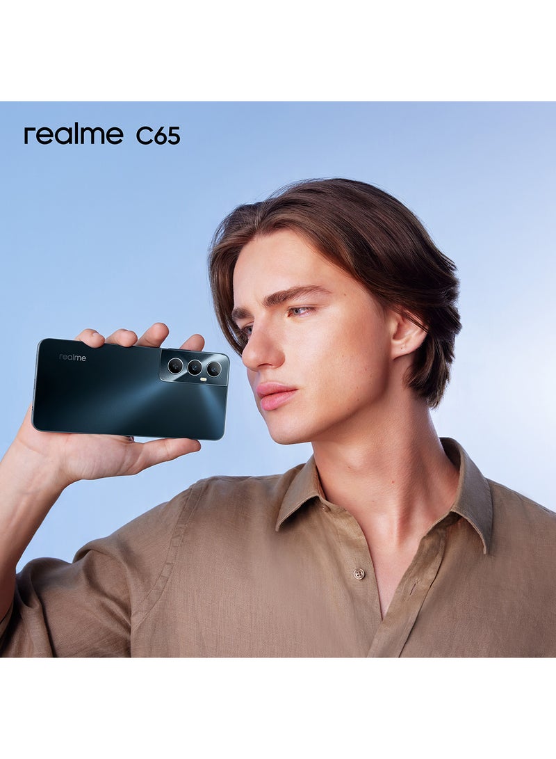 realme C65 Dual SIM Starlight Black 6GB RAM 128GB 4G - Middle East Version - Image 4