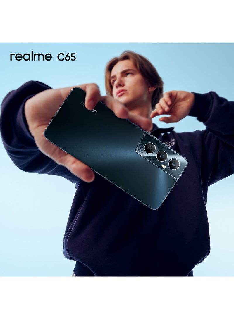 realme C65 Dual SIM Starlight Black 6GB RAM 128GB 4G - Middle East Version - Image 3