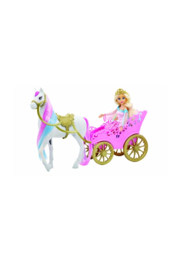 Funville Dreameez doll, horse and carriage set  - Image 2