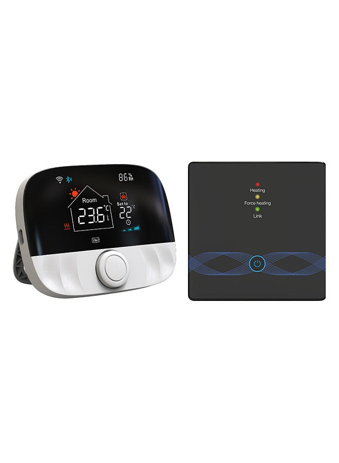 ترموستات غلاية ذكي WIFI مع التطبيق والتحكم الصوتي، شاشة LCD ملونة، ترموستات ذكي للغرفة الرقمية القابلة للبرمجة  - Image 1