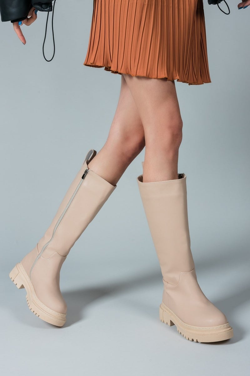 Riccon Nude Skin Women's Boots 0012360  - Image 3