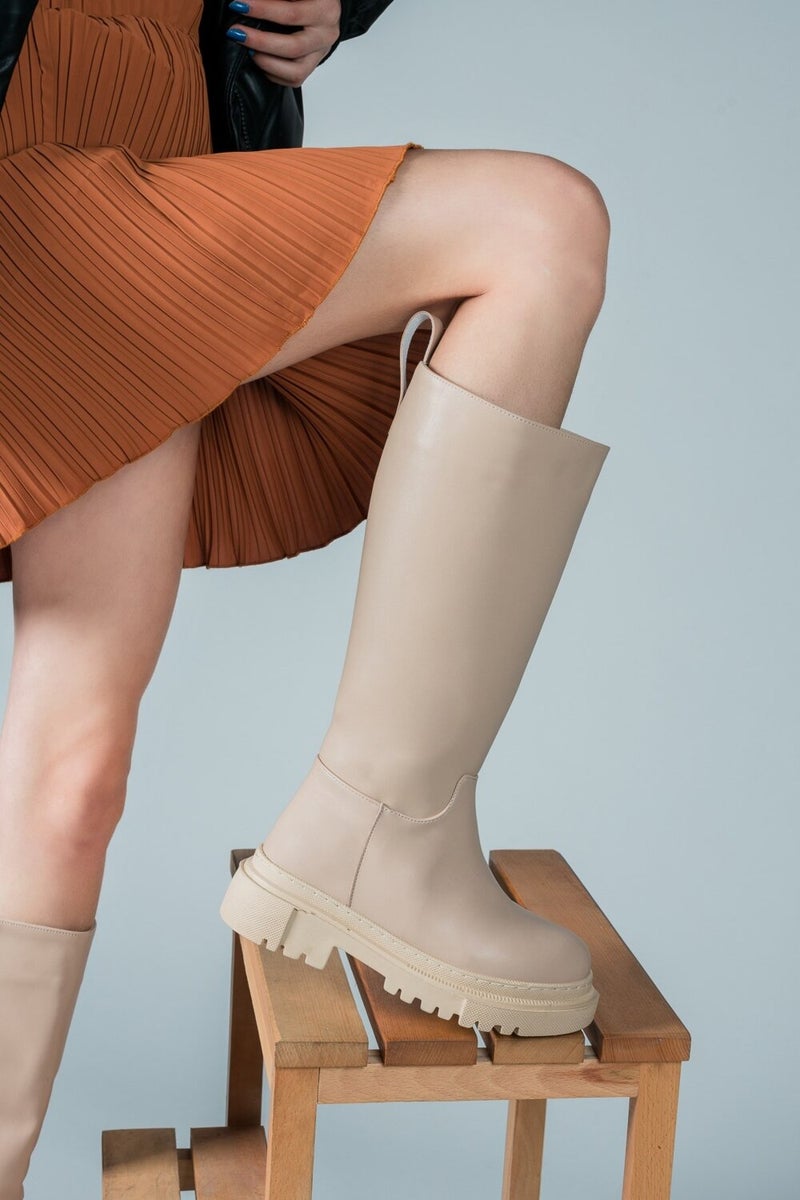 Riccon Nude Skin Women's Boots 0012360  - Image 2