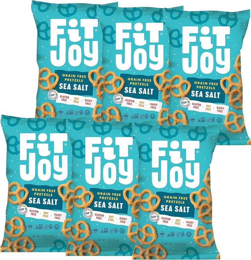 FIT JOY FitJoy Gluten Free Sea Salt Pretzels - 6 Pack - Image 1