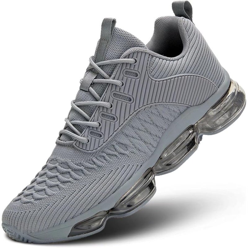 Socviis Mens Running Shoes Air Low Top Comfort Walking Lace Up Sneakers Breathable Fashion Tennis Sport Gym Fitness Cross Trainers - Image 1