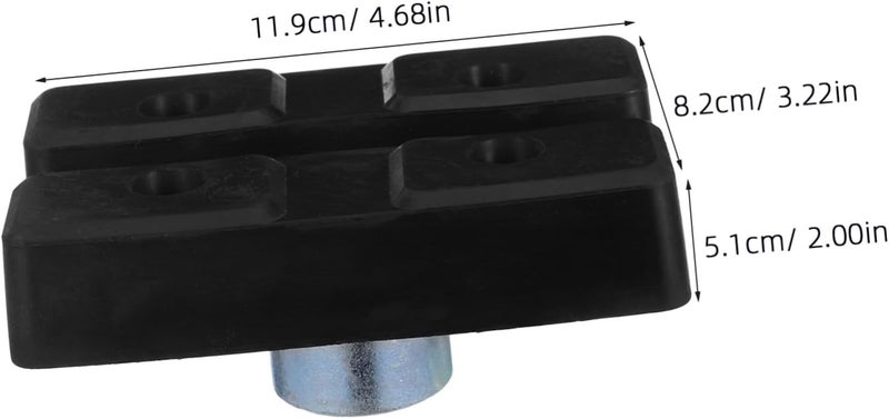 Car Lifting Machine Tray Rubber Pad Jack Protector for Automotive Vehicle Lift Durable Rubber Construction Tray Design for Stable Support and Compatibility - Image 2
