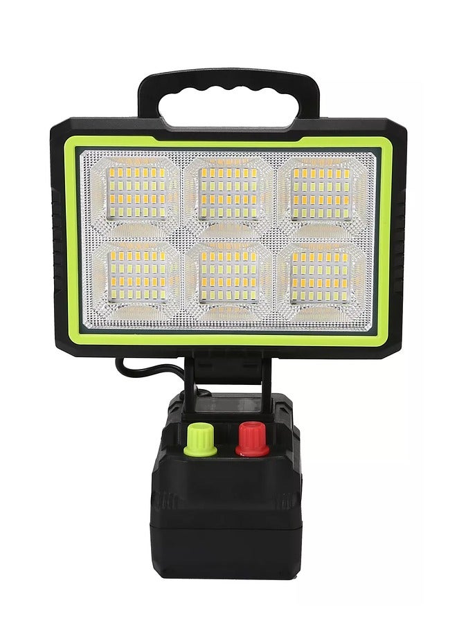 بلو فاير مصباح GDSUPER GD-2306B 350W LED يعمل بالطاقة الشمسية – إضاءة خارجية عالية السطوع بـ 168 LED مع بطارية 14000 مللي أمبير، منفذ شحن USB و Type-C، سطوع قابل للتعديل للمخيمات، الفناء، الطوارئ، والإضاءة خارج الشبكة - Image 1