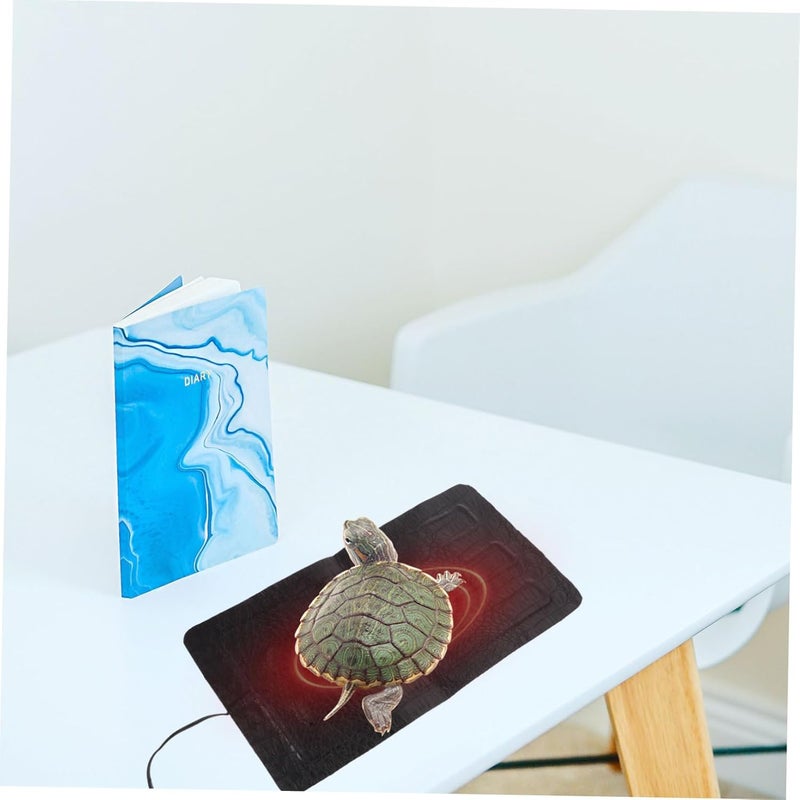 TOYANDONA 1Pc Temperature Reptile Heating Pad Electric Heated Mat for Small Pets Scratching Bite Portable Design for Turtles Lizards and Snakes - Image 5