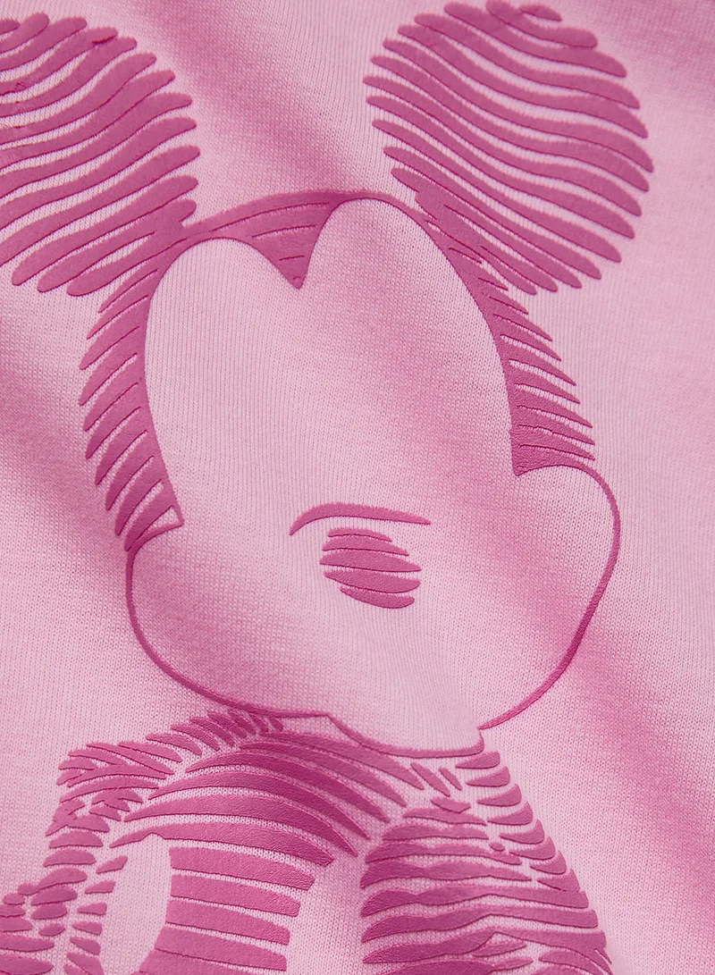 The Souled Store The Souled Store Mickey Mouse Printed Half Sleeves T-shirt for Kids and Girls