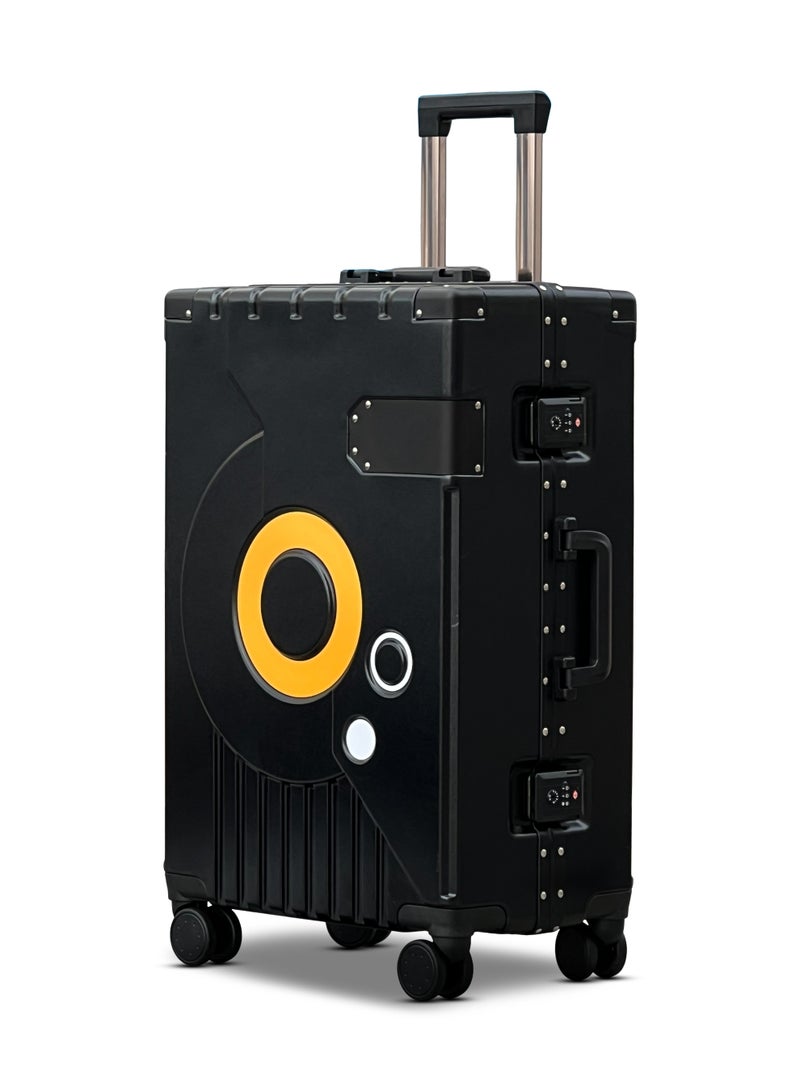 ZAAPPY Hard Shell Aluminum Frame 24 Inch (20-25kg) Luggage With TSA Lock, Travel Hook, Silent 360° Spinner Wheels, Water Resistant Suitcase - Image 1