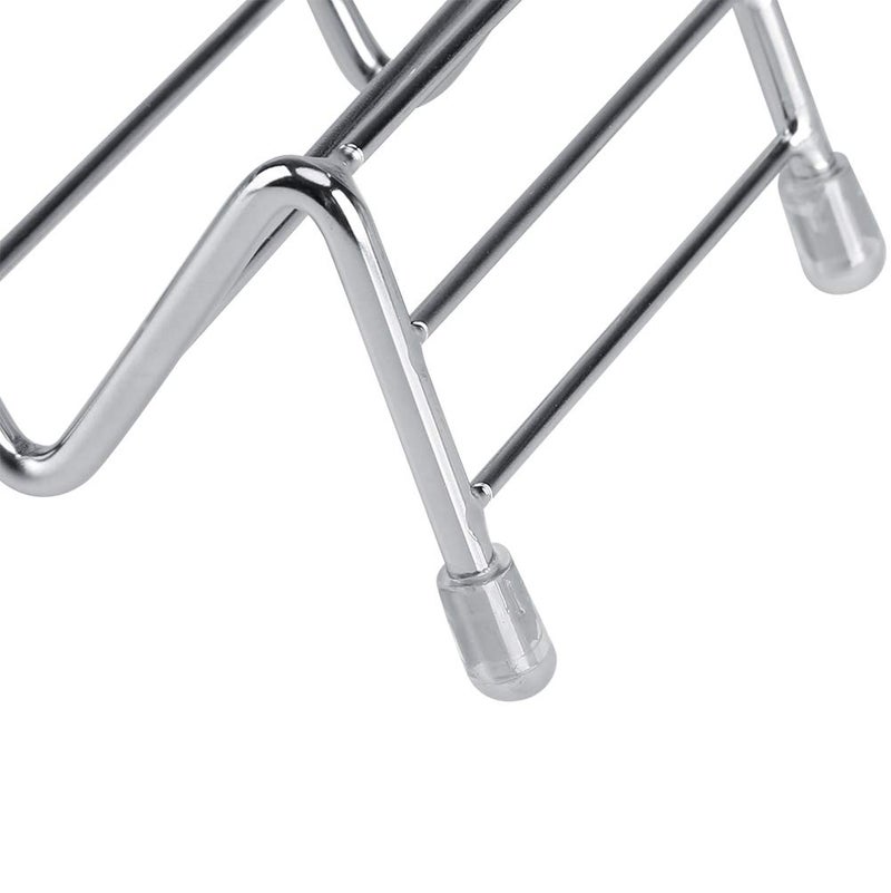 Stainless Steel Wave Shape Taco Holder 4 5 Grids Stand Keeps Tacos Upright Easy Clean - Image 5