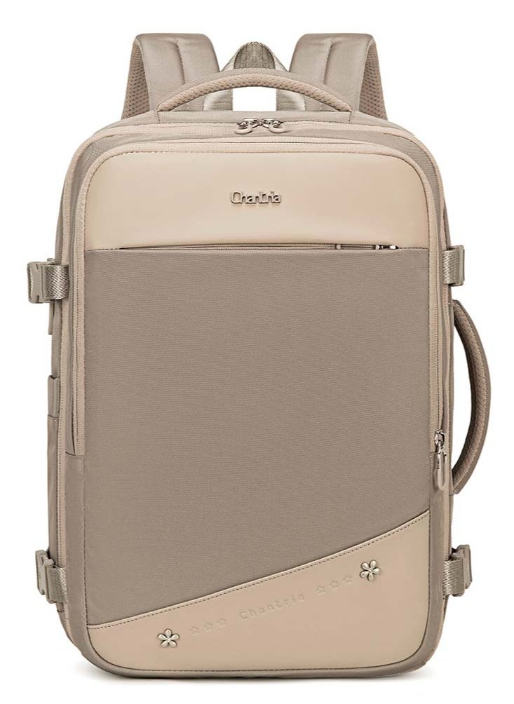 Chantria Professional Female Laptop Backpack, Women Travel Backpack with USB Charging Port, College Bookbag for Student  - Image 1
