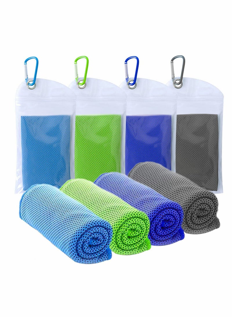 Excefore 4 Pack Cooling Towel Workout - Image 1