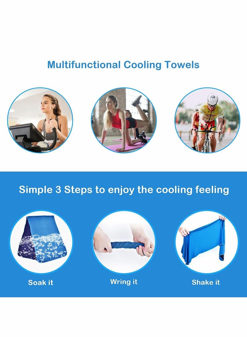 Excefore 4 Pack Cooling Towel Workout - Image 2