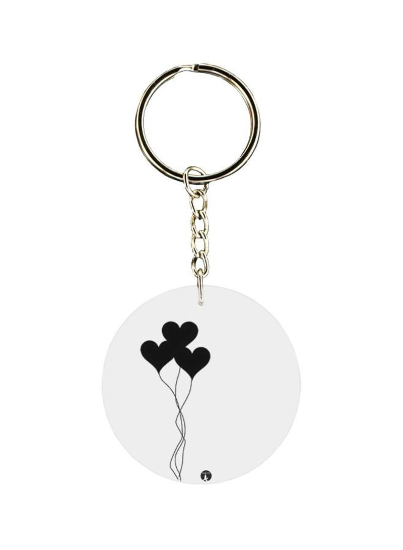RKN Heart Balloon Themed Keychain
