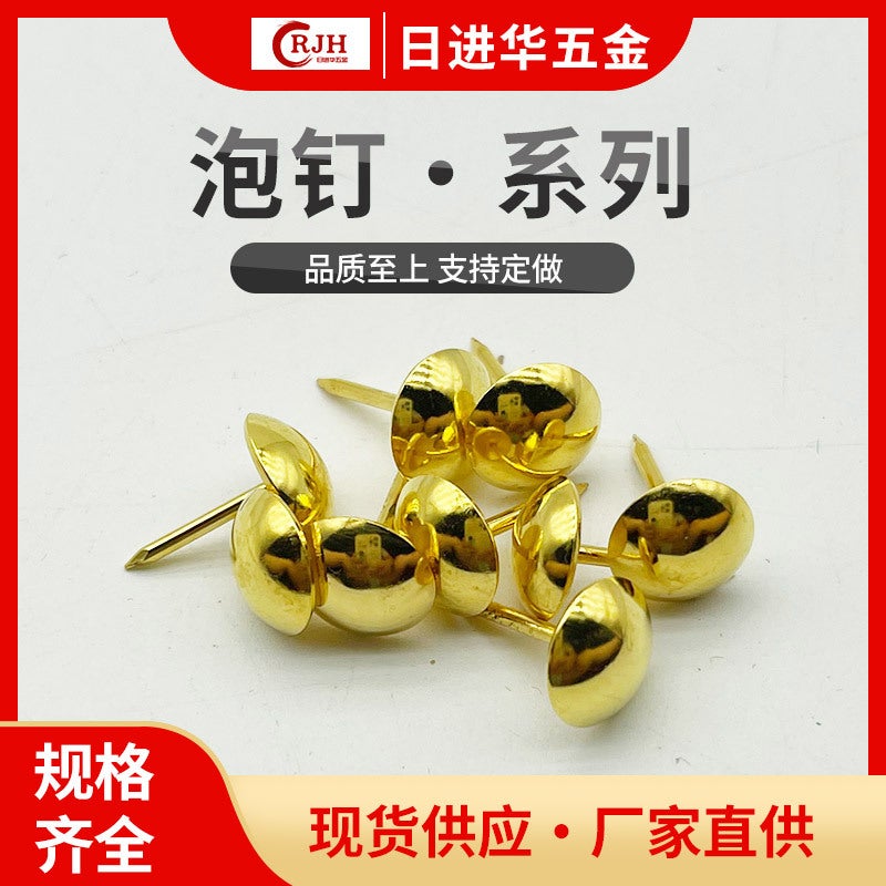 Foshan Factory Round Head Bubble Nails, Rust-Proof Painted Sofa Iron Nails, American Antique Door Pure Copper Decorative Nails - Image 3