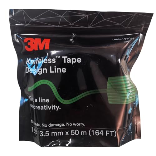 3M Knifeless Tape Design Line KTS-DL1, Green, 3.5 mm x 50 m, 20/Case - Image 1