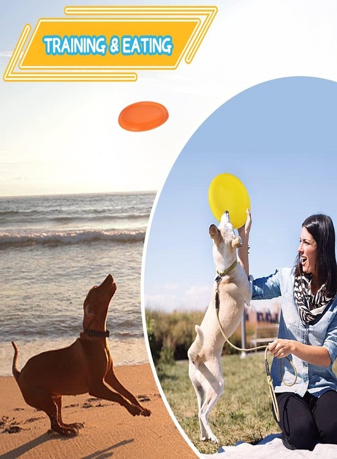 Amarlozn Jumbo 8" Flying Disc Toys for Kids Adults, 8 Pack Flying Sport Yard Ring Toy for Outdoor Beach Accessories Backyard Lawn Park, Toss and Catch Game Sports Toy for Boys Girls - Image 4