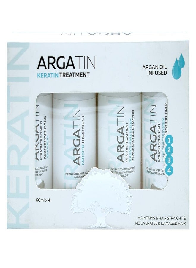 Argatin Monodose Kit Keratin Smoothing Treatment Cream | Purifying Shampoo| Conditioner and Hair Repair Shampoo | Professional Keratin Treatment for Straightening and Smoothing - Image 2