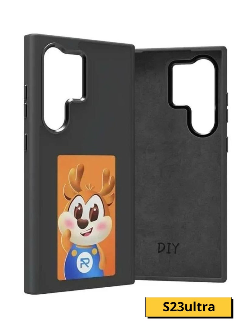 Samsung S23 Ultra Smart Screen NFC Battery-Free Case, Black - Image 2