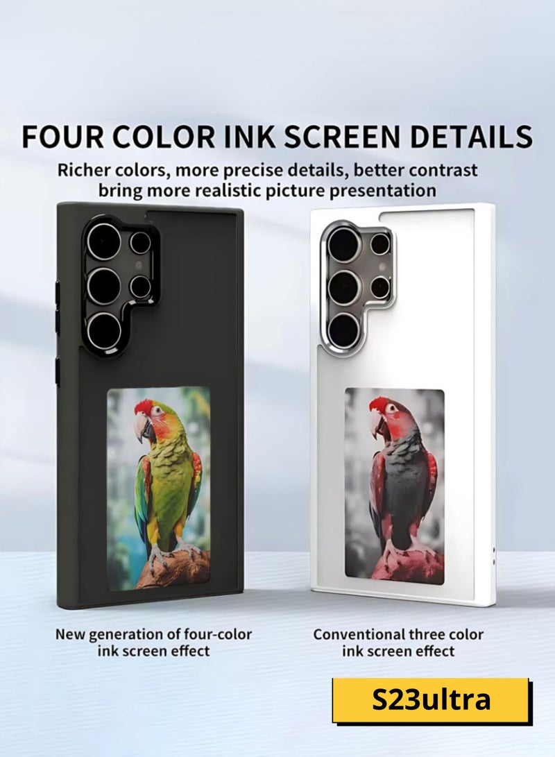 Samsung S23 Ultra Smart Screen NFC Battery-Free Case, Black - Image 3