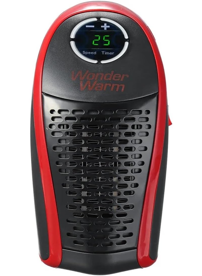 Wonder Warm Modern Heater – Compact, Energy-Efficient Space Heater with Fast Heating, Adjustable Thermostat, Safe & Stylish Design for Home, Office, Bedroom, and Living Spaces - Image 1