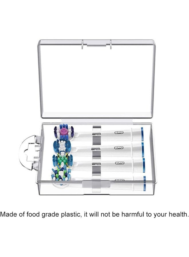 Nincha Electric Toothbrush Head Storage Case 4 PCS Toothbrush Head Covers for Oral B - Image 2