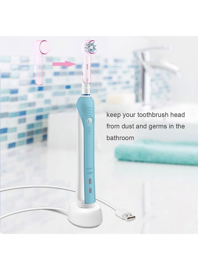 Nincha Electric Toothbrush Head Storage Case 4 PCS Toothbrush Head Covers for Oral B - Image 5