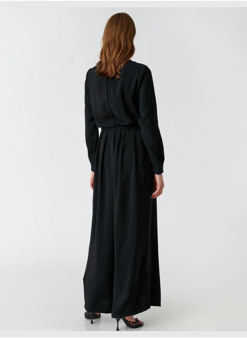كوتون Wide Leg Jumpsuit