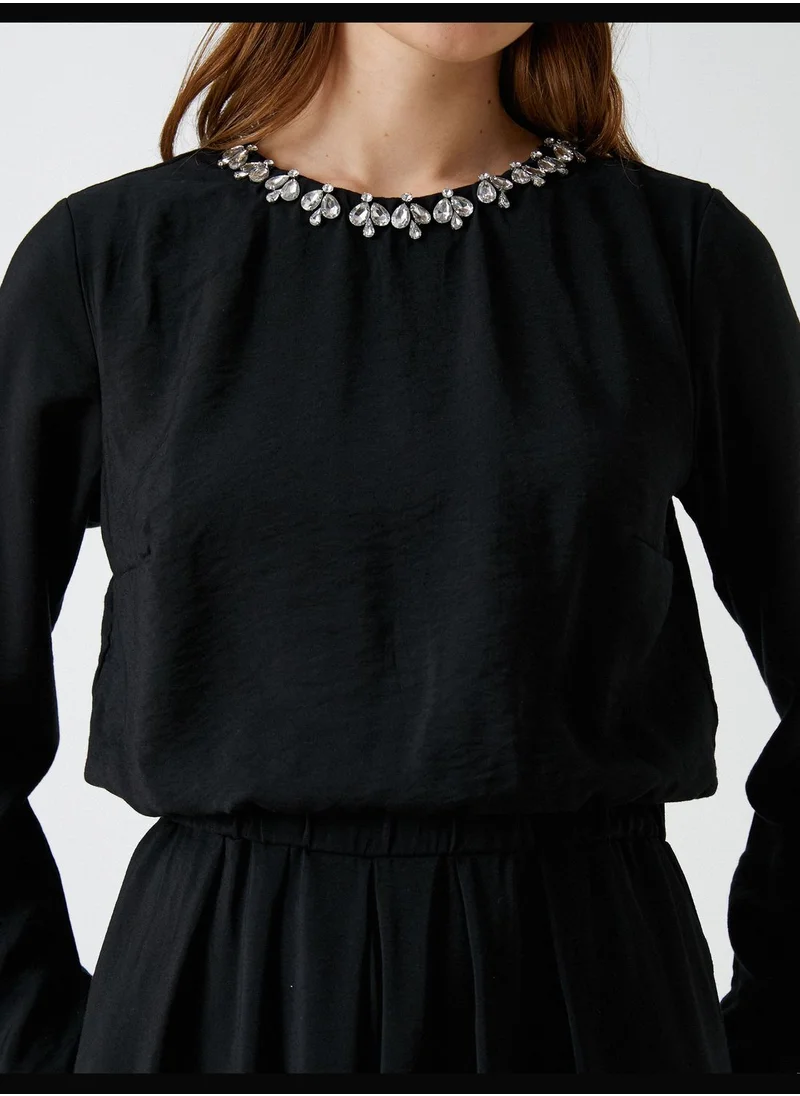 كوتون Wide Leg Jumpsuit