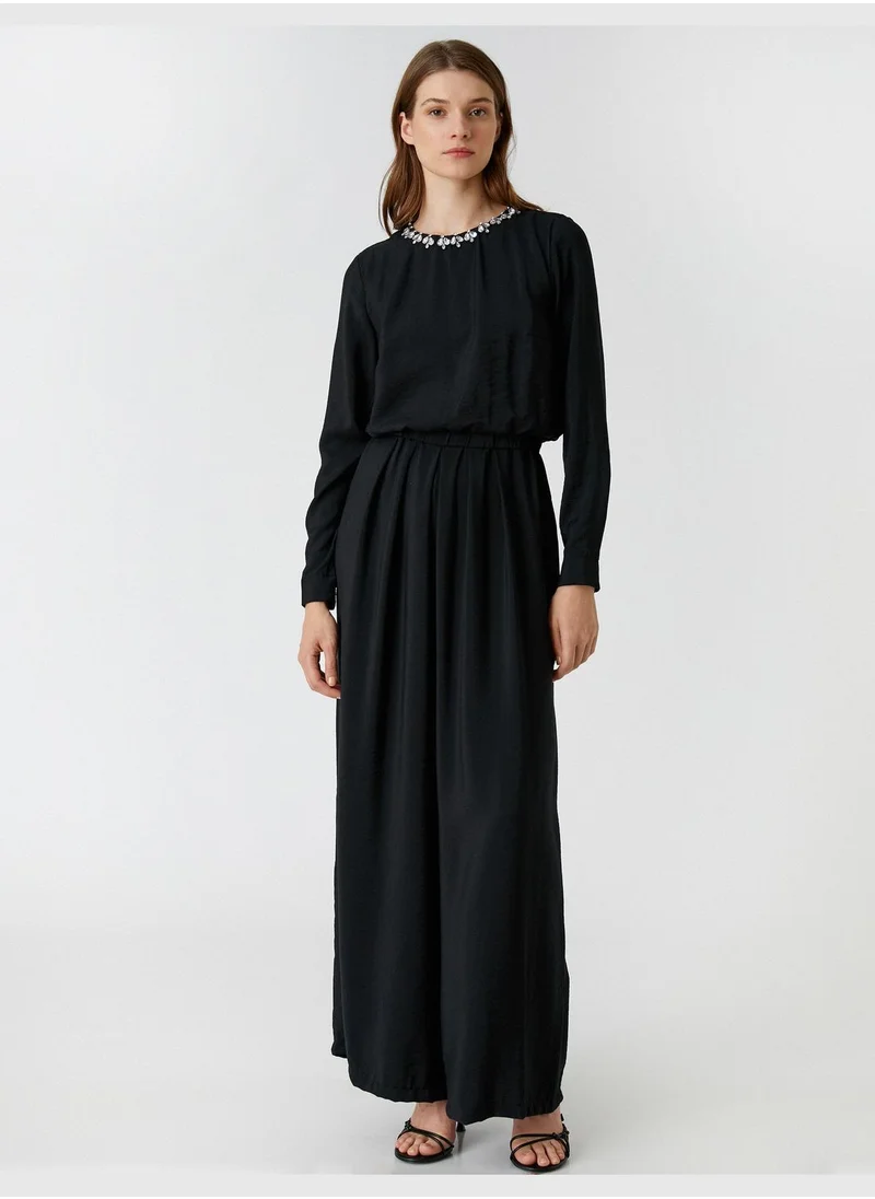 كوتون Wide Leg Jumpsuit