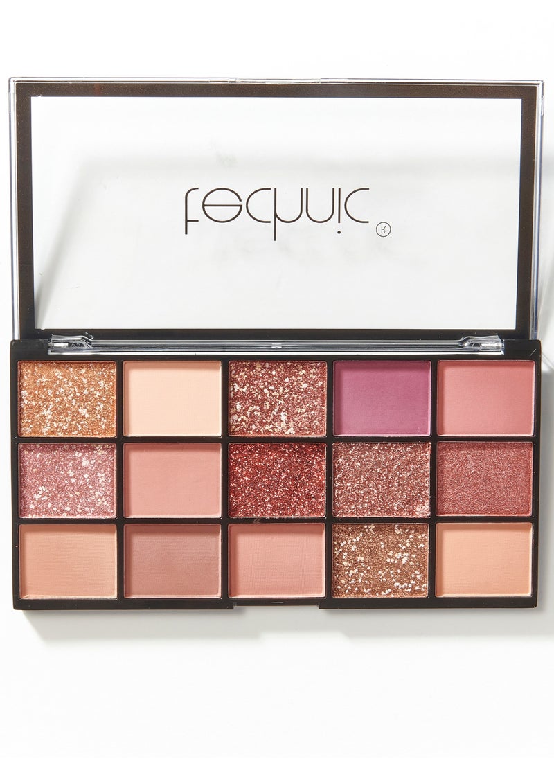 Technic 15 shades pressed pigments eyeshadow palette- Invite Only  - Image 2