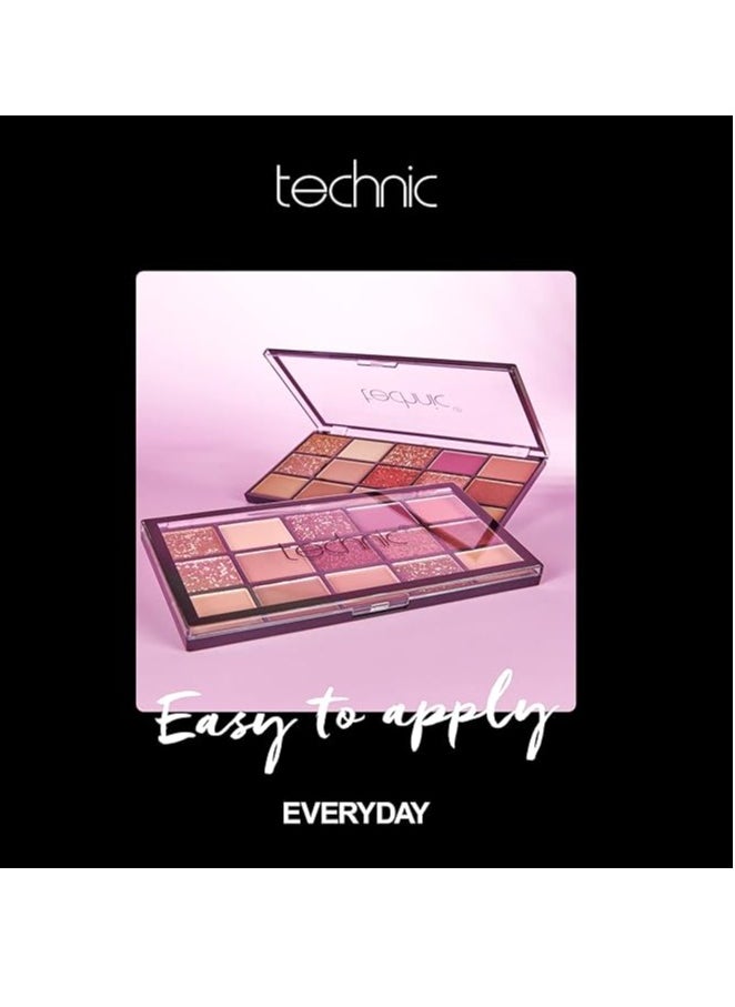 Technic 15 shades pressed pigments eyeshadow palette- Invite Only  - Image 4