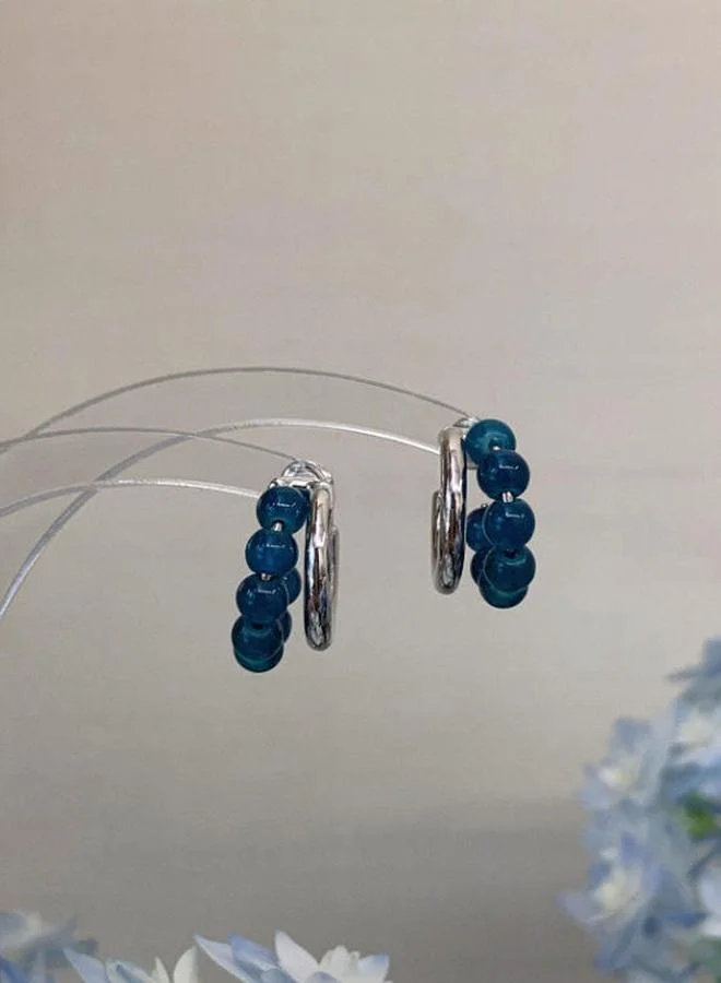 Take Two  Beaded Hoop Earrings for Women | Best Price UAE