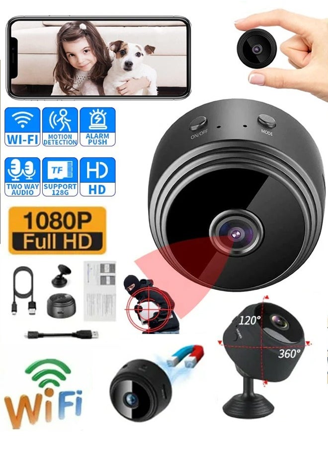 Generic - Mini WiFi Camera A9 Mini Camera APP Remote Monitor Home Security 1080P Camera IR Wireless Camera Home Cam with and Motion Detection for Indoor and Outdoor - Image 1