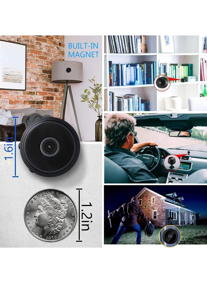 Generic - Mini WiFi Camera A9 Mini Camera APP Remote Monitor Home Security 1080P Camera IR Wireless Camera Home Cam with and Motion Detection for Indoor and Outdoor - Image 1