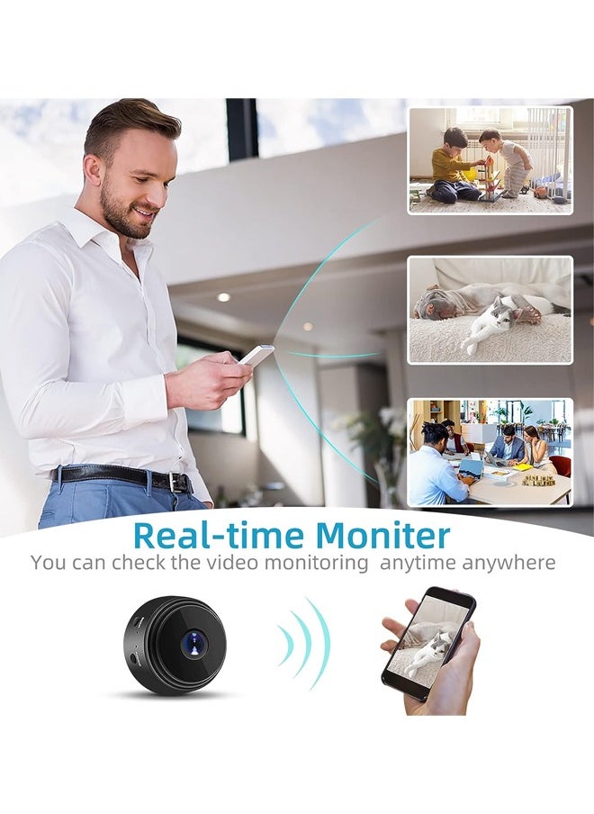 Generic - Mini WiFi Camera A9 Mini Camera APP Remote Monitor Home Security 1080P Camera IR Wireless Camera Home Cam with and Motion Detection for Indoor and Outdoor - Image 1