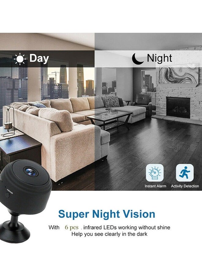 Generic - Mini WiFi Camera A9 Mini Camera APP Remote Monitor Home Security 1080P Camera IR Wireless Camera Home Cam with and Motion Detection for Indoor and Outdoor - Image 1