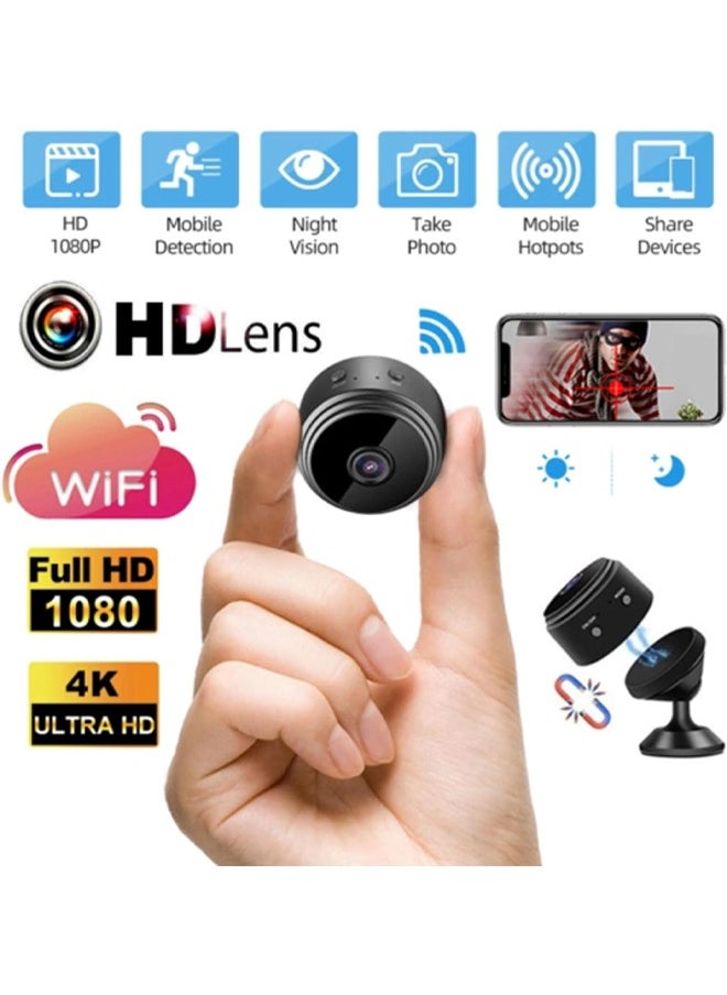 Generic - Mini WiFi Camera A9 Mini Camera APP Remote Monitor Home Security 1080P Camera IR Wireless Camera Home Cam with and Motion Detection for Indoor and Outdoor - Image 1