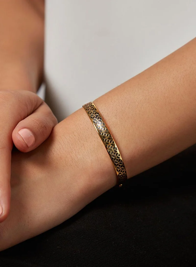 Pipa Bella Adjustable Enamel Cuff Bracelet