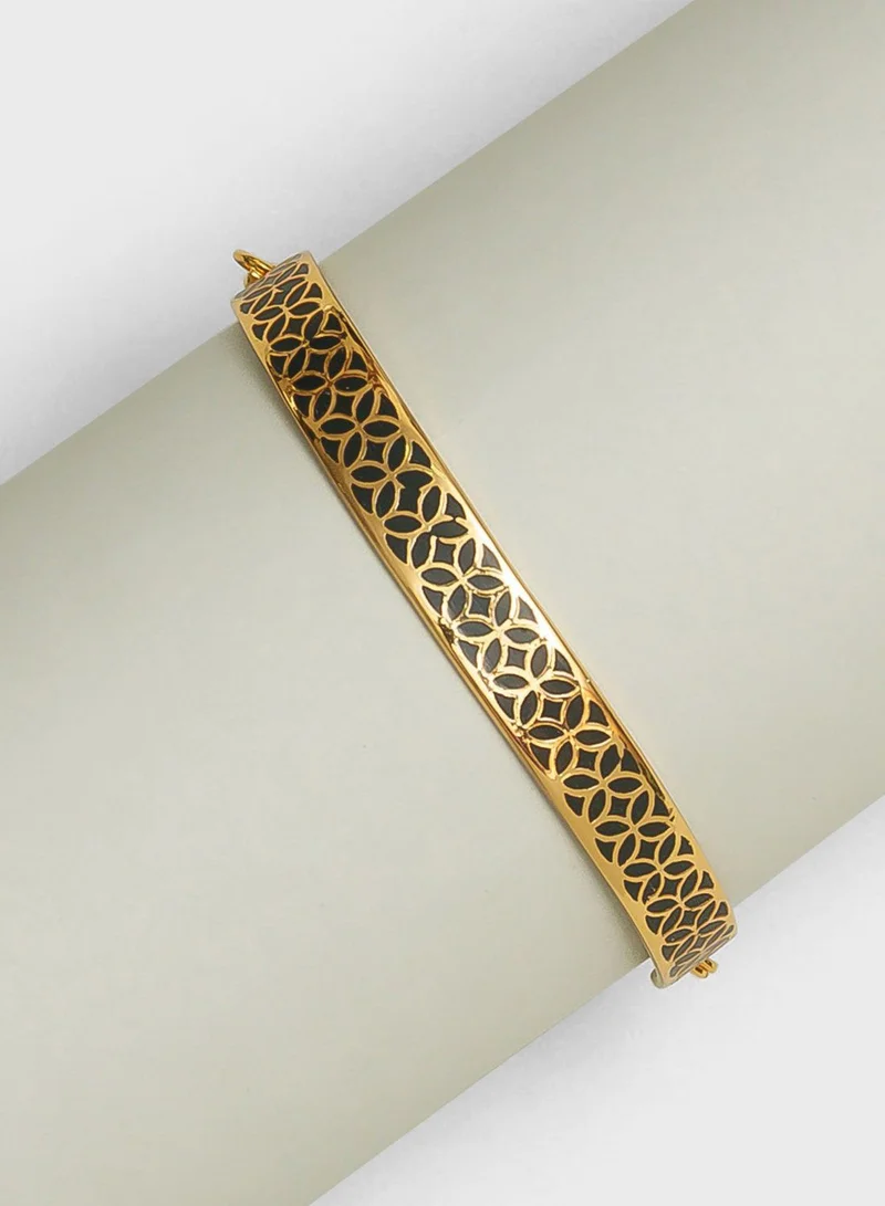 Pipa Bella Adjustable Enamel Cuff Bracelet
