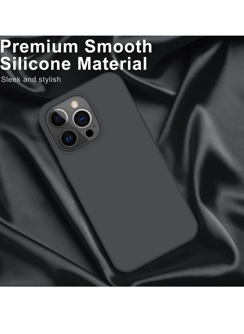 TIGER iPhone 14 Pro Max Case with Screen Protector – Slim Fit Soft Silicone Gel Rubber Bumper Cover – Shockproof, Anti-Scratch, Flexible Protective Case for iPhone 14 Pro Max 6.7-Inch – Full Body Coverage & Drop Protection - Image 2