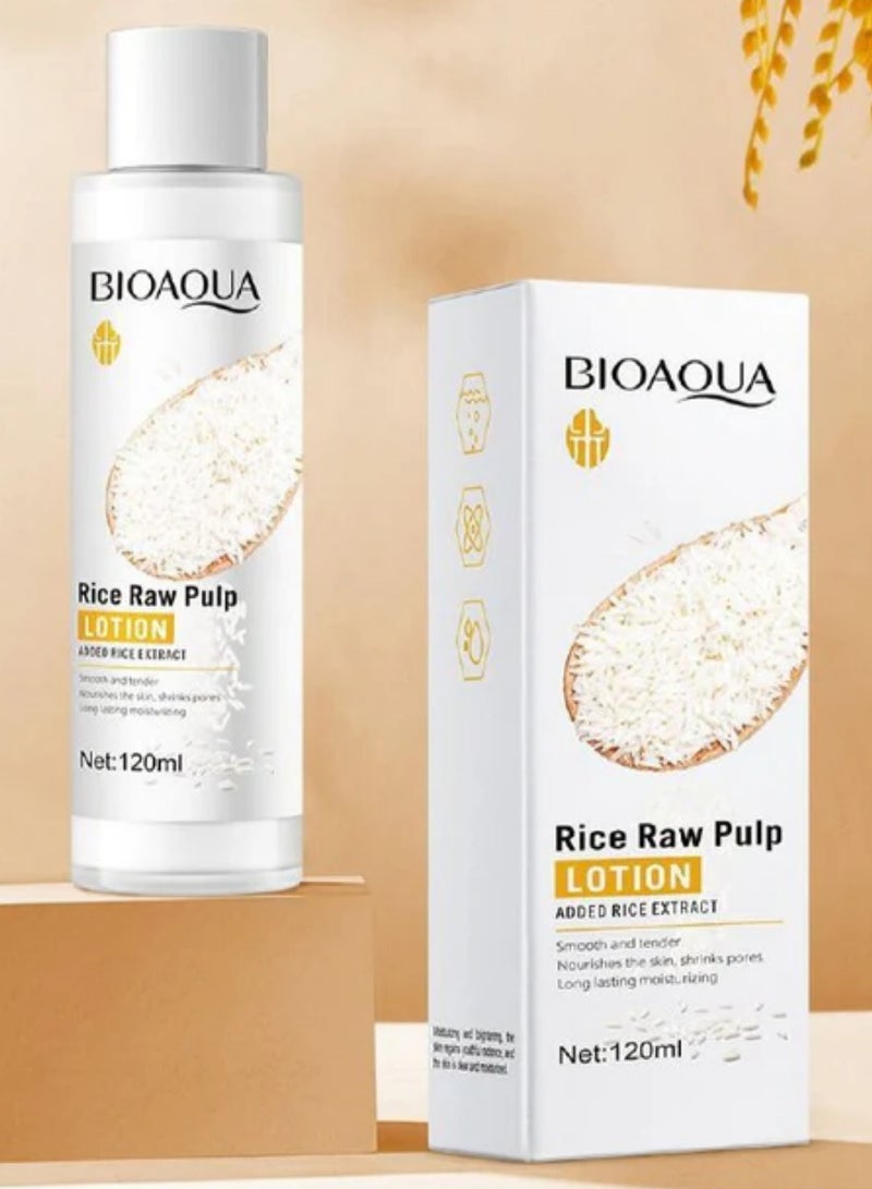 بيو أكوا لوشن لب الأرز الخام 120 مل - Image 2